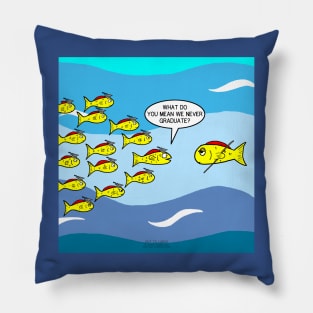 School of Fish and Graduation Pillow