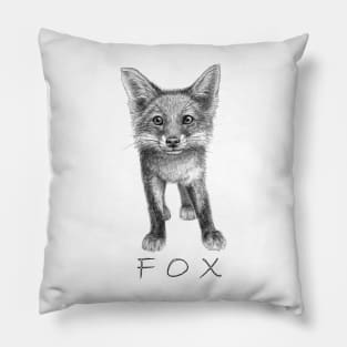 Curious Fox cub G21-022 Pillow