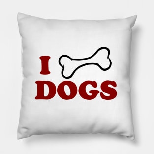 I bone dogs Pillow