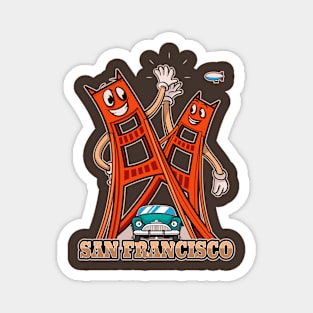 San Francisco City Badge Magnet