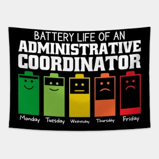 Battery Life Of An Administrative Coordinator Tapestry