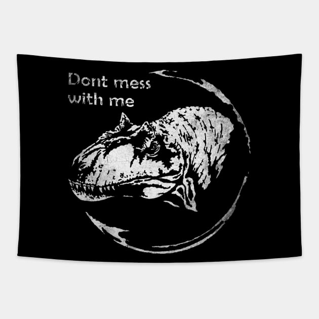 Allosaurus Jurassic Dinosaur Vintage Tapestry by Adult LGBTQ+ and Sexy Stuff