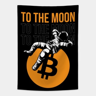 TO THE MOON (BITCOIN) Tapestry