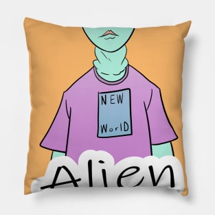 alien boy Pillow