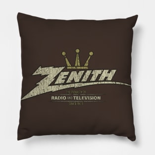 Zenith Royalty of Radio and Television 1923 Pillow