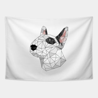 Bull Terrier Stained Glass Tapestry