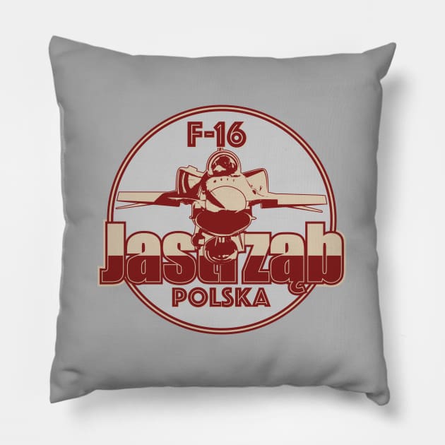 F-16 Jastrzab Pillow by Billy Goat TP