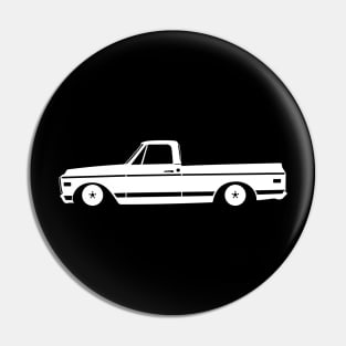 Chevy C10 silhouette Pin