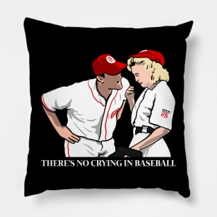 no cry in baseball Pillow