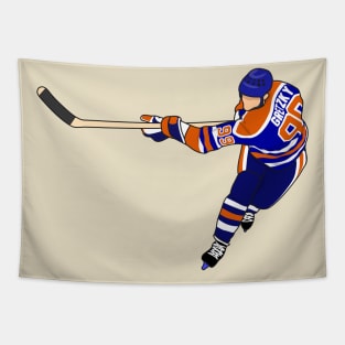 Gretzky the goal scorer Tapestry