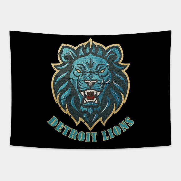 D LIONS Tapestry by Kaine Ability