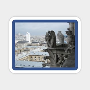 Paris Notre Dame de Paris Gargoyles Magnet