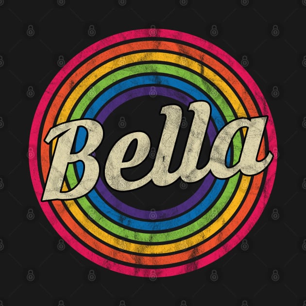 Bella - Retro Rainbow Faded-Style by MaydenArt