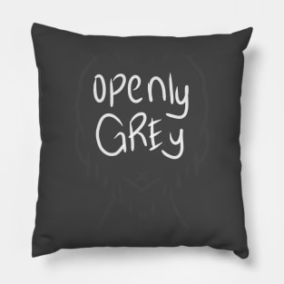 Openly Grey | Don't Care | Grey Hair Pillow