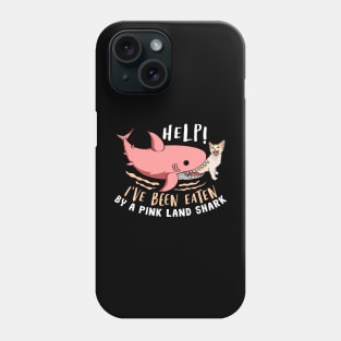 Pink Land Shark Phone Case