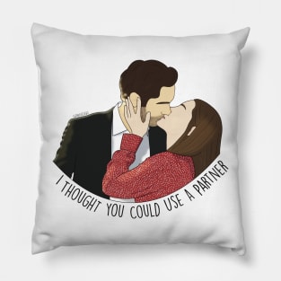 lucifer and chloe Pillow