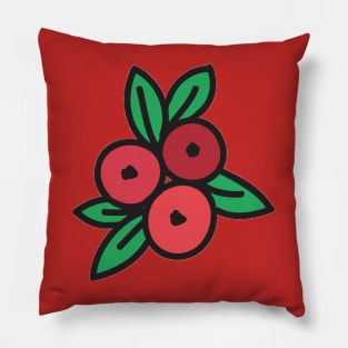 Cute cranberries Pillow