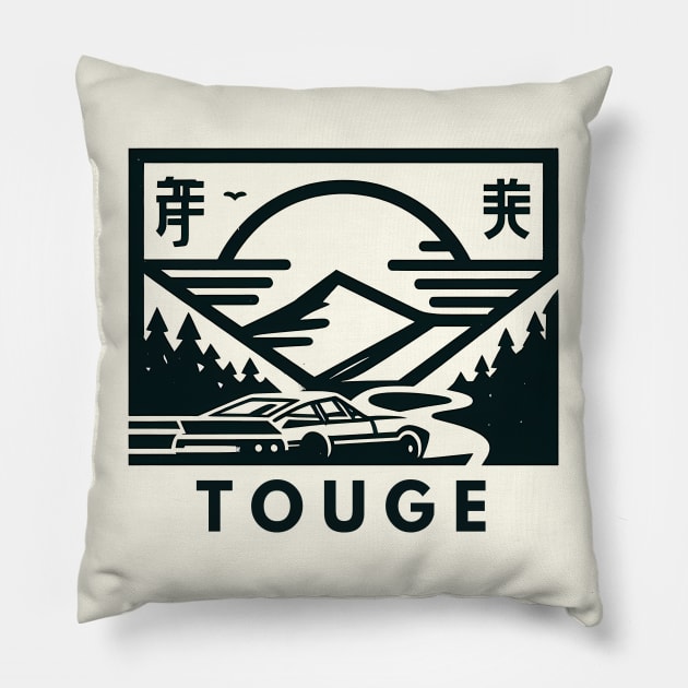 Japanese Touge Pillow by TaevasDesign