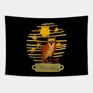 XVII The Star Tarot card Tapestry