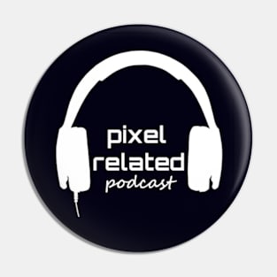 Pixel Related Podcast Logo Pin