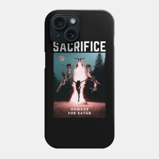 Sacrifice - homage for satan Phone Case