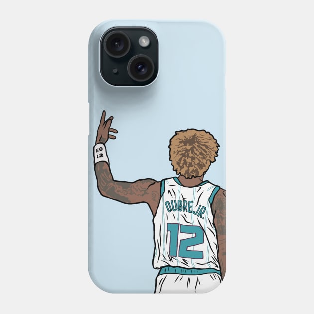 Kelly Oubre Jr. 3 Point Celebration Phone Case by rattraptees