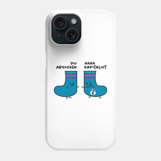 Funny sock rip-off capitalist Phone Case