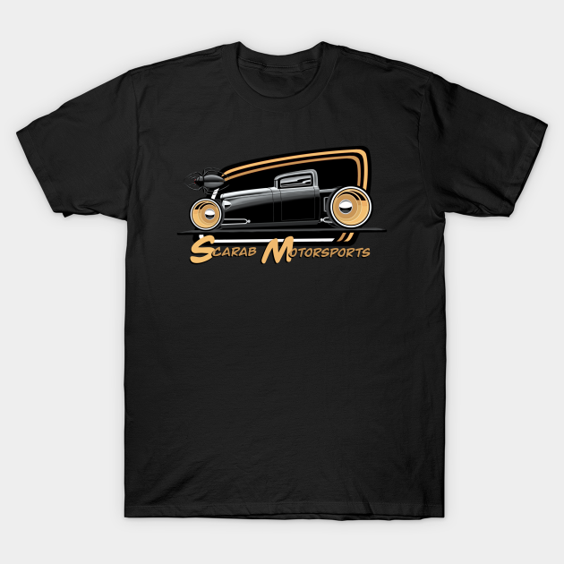 Discover Scarab Motorsports Rat Rod Logo - Rat Rod - T-Shirt