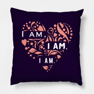 The Bell Jar quote by Sylvia Plath: I am, I am, I am. Pillow