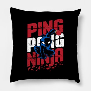 Table Tennis Ping Pong Funny Birthday Gift Pillow