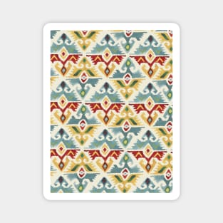 Ethnic geometric carpet Magnet