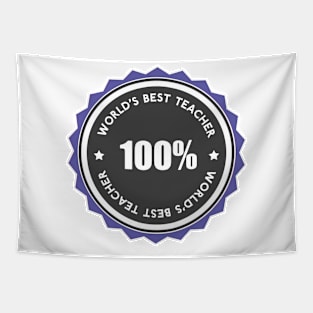 World's Best Teacher Tapestry