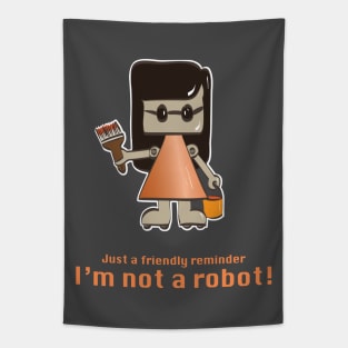 I am not a robot Tapestry