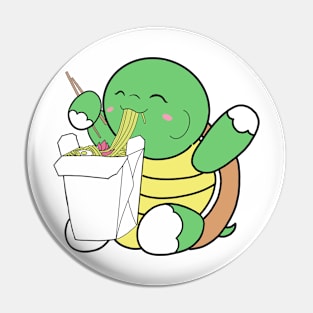 Ramen Turtle Pin