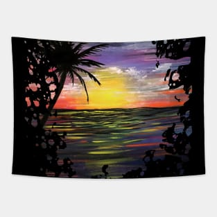 Sunset Sea Tapestry