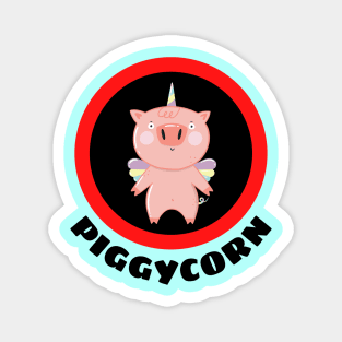 Piggycorn - Pig Pun Magnet
