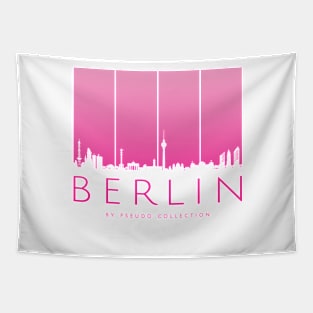 Skyline Berlin Pink Tapestry