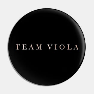 Team Viola Pin