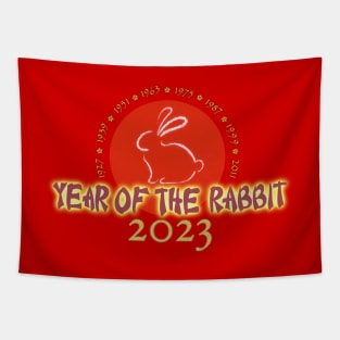 Chinese New Year - Year of the Rabbit 2023 Tapestry