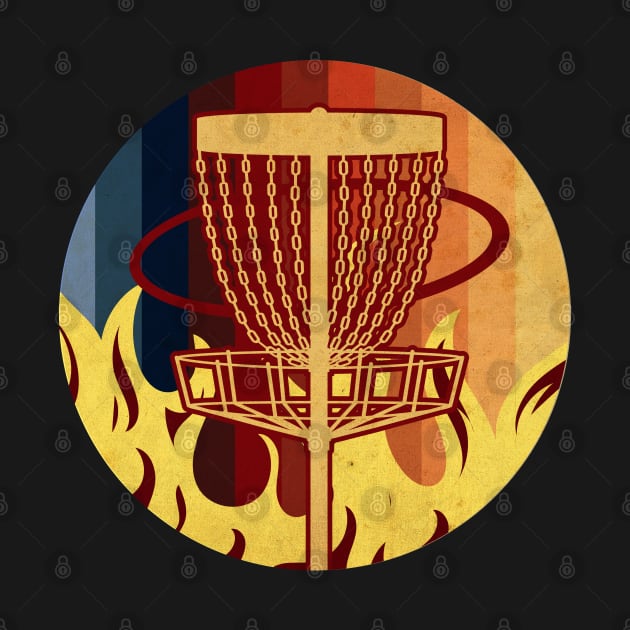 Disc Golf On Fire by CTShirts