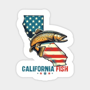 California Fish Golden Trout Magnet