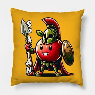 Spartan apple Pillow