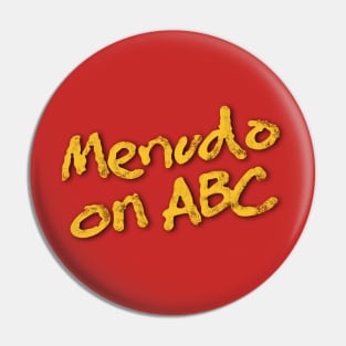 Menudo on ABC TV Logo Pin