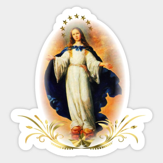 MOTHER MARY STICKER, Catholic Stickers