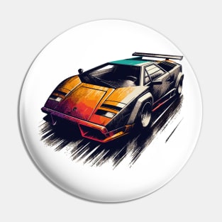 Lamborghini Countach Pin