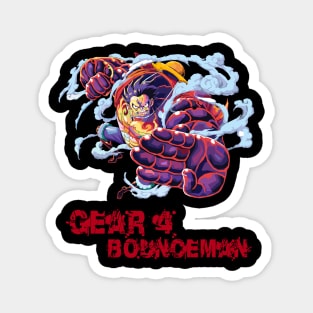 Luffy gear fourth one piece Magnet