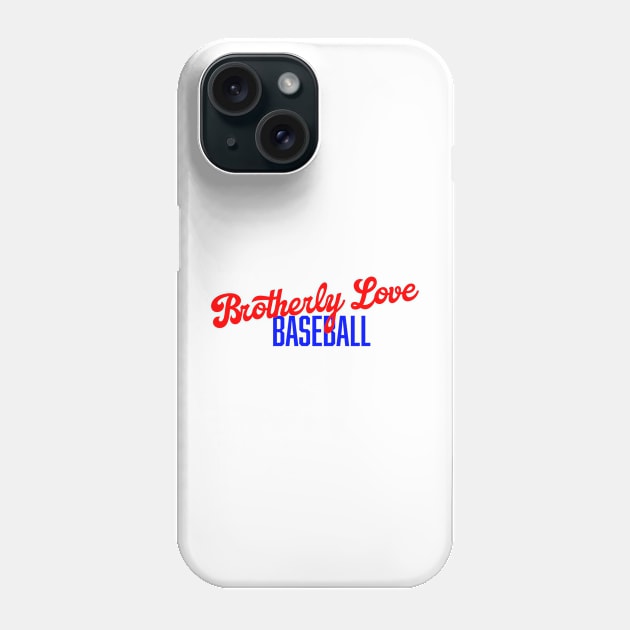 Brotherly Love Baseball Phone Case by Throwzack