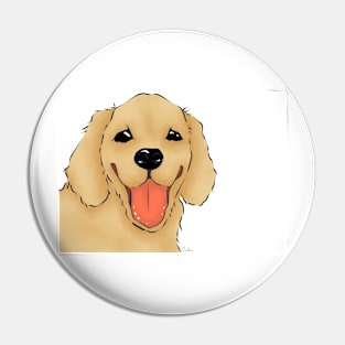 Facedog Labrador Pin