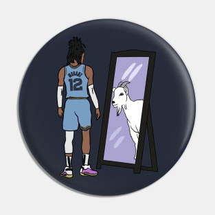 Ja Morant Mirror GOAT Pin