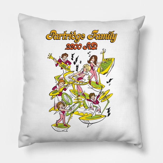 Partridge Family 2200 A.D. - Light Pillow by Chewbaccadoll